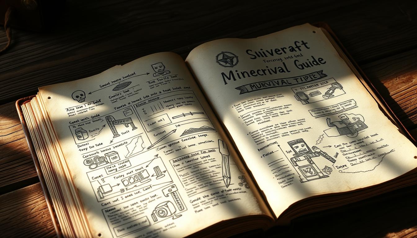 guia de sobrevivência Minecraft