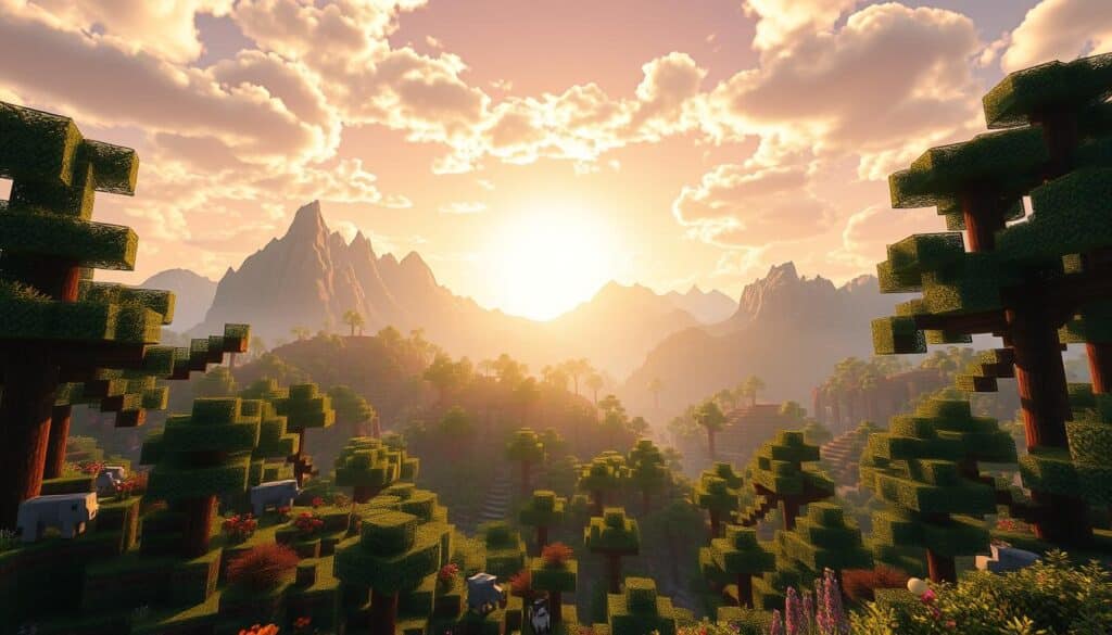 introdução ao mundo de Minecraft