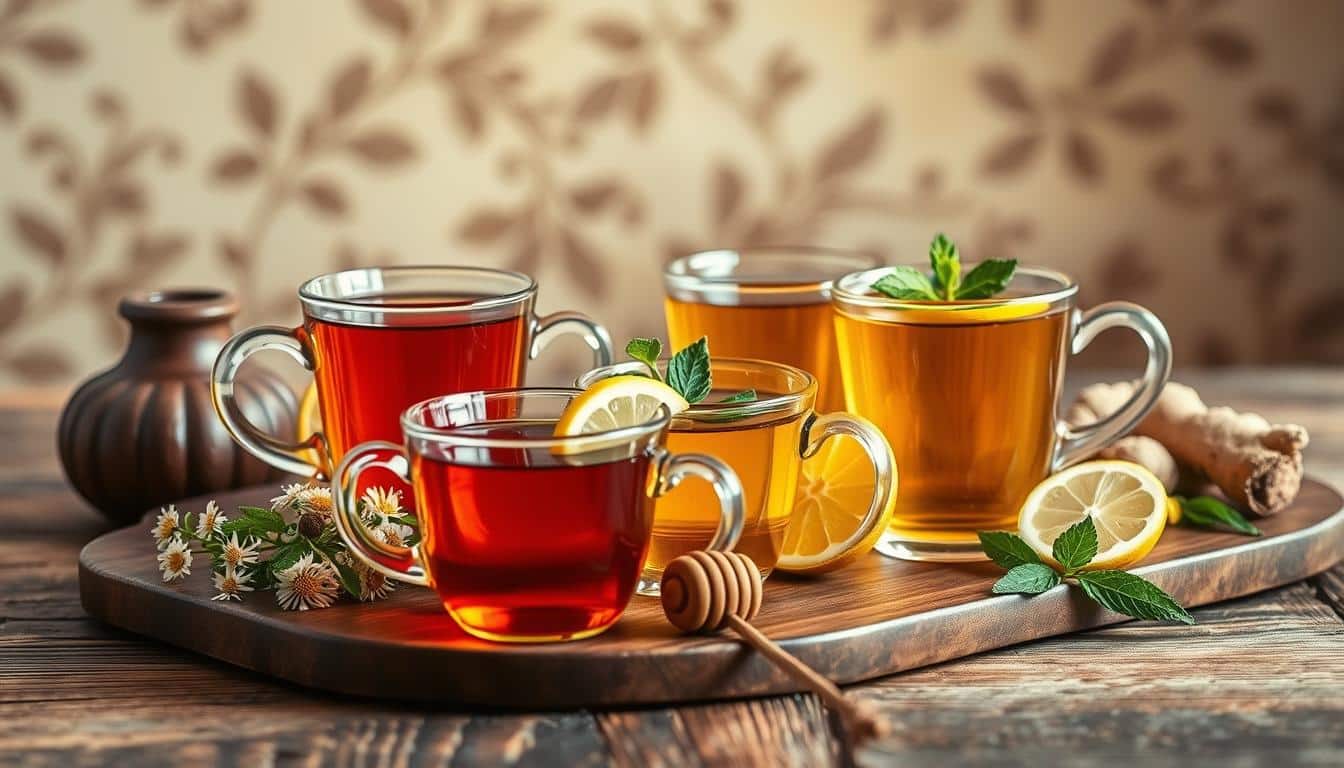 chás naturais para dor de cabeça