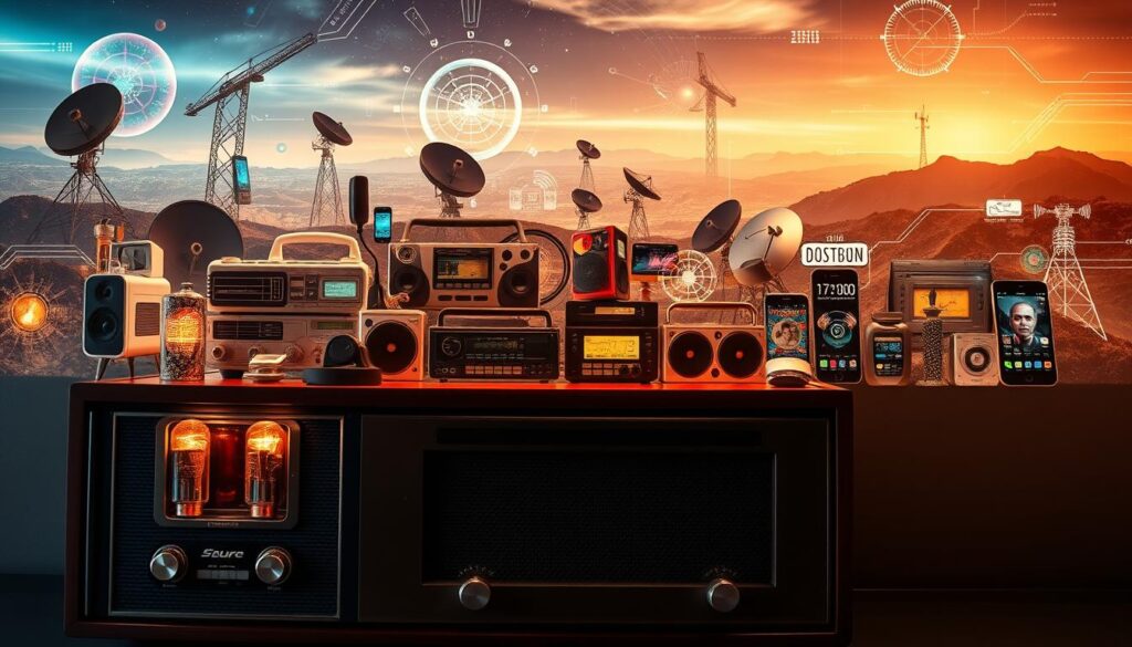 evolução do rádio