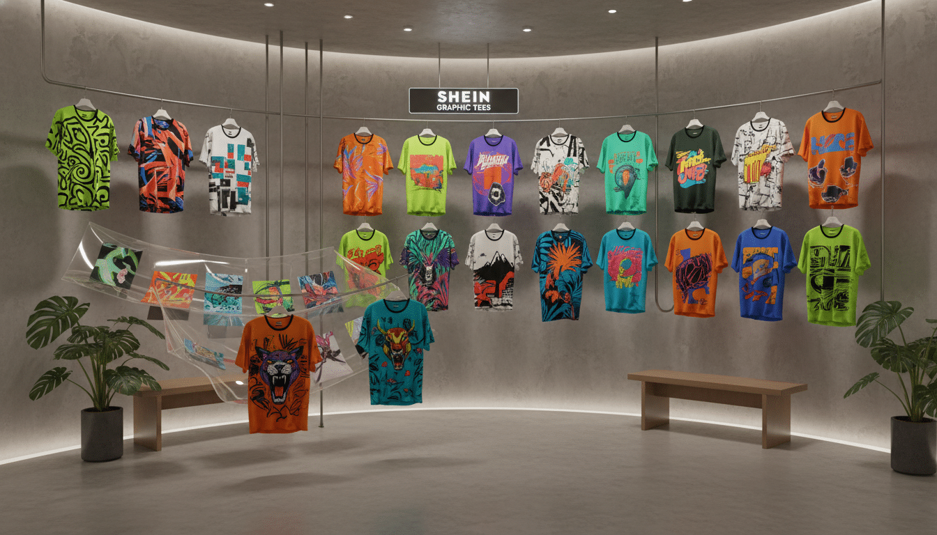 Melhores camisetas gráficas da Shein no momento